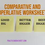 Comparative and Superlative Worksheets with PDF