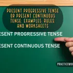 Present Progressive Tense