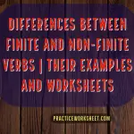 Finite and Non-finite Verbs